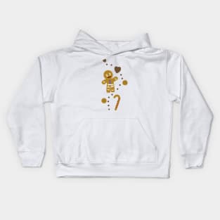 Gingerbread Man Kids Hoodie